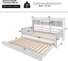 Divano letto Sweiko 90x200CM in legno massiccio, letto Anteprima dell’immagine prodotto 3
