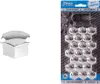 Sada krytiek pre skrutky kolies 19 mm - chrómové Náhľad obrázku produktu 1