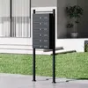 Systém poštových schránok Wiltec 6 čierny 556 x 270 x 1500 Náhľad obrázku produktu 8