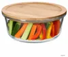 6x Esperanza Vorratsdose rund 900ml Glas & Holzdeckel Produktbild-Vorschau 8