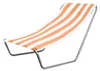 Klappbarer Strandstuhl, Sand, orange Streifen Produktbild-Vorschau 1