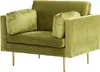 Boom fauteuil velours groen. Productafbeelding-voorbeeld 17