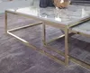 Tavolino di design set di 2 ottiche quadrate in marmo Anteprima dell’immagine prodotto 5