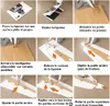 Instructions for assembling a cardboard cutout. Produktbild-Vorschau