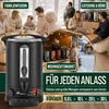 TRESKO® Glühweinkocher Schwarz 20L / 2500W Einkochautomat Produktbild-Vorschau 4