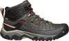 A side view of a green KEEN hiking boot. Produktbild-Vorschau
