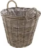 Pflanzkorb Rustikal Rattan Ø 45x40cm grau Produktbild-Vorschau 3