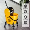 HOMCOM Čistiaci vozík, vozík na mop, vozík na utieranie, Náhľad obrázku produktu 7