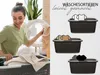 Wäschewannen 2er Set, Anthrazit, 2 Wannen 35 l Produktbild-Vorschau 3