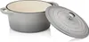 A light gray cast iron Dutch oven with its lid placed next to it, on a white background. Náhľad obrázku produktu