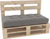Lermowood Palettenmöbel Mpe Bank 100 x 80 cm Natur | Produktbild-Vorschau 1