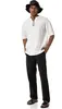 Red Bridge Herren Leinen Hose weite Freizeithose Schwarz L Produktbild-Vorschau 7