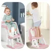 2-in-1 Toilettensitz Kinder mit Treppe,Toilettenaufsatz Produktbild-Vorschau 2