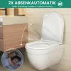 Toilettendeckel D Form WC-Sitze, Kurzer Toilettensitz mit Produktbild-Vorschau 5