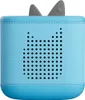 A blue Toniebox with gray ears on a white background. Produktbild-Vorschau