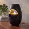 Zimmerbrunnen Blumenvase schwarz BK913 mit LED Beleuchtung Produktbild-Vorschau 1