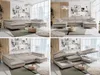 Wohnzimmersofa U-form, Eckcouch, Schlaffunktion und Produktbild-Vorschau 2