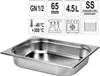 Bacs gastro, Bacs gastro en inox GN 1/2 profondeur 65mm, Voir les images du produit 3