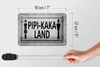 Blechschild Hinweis 18x12cm Pipi-Kaka Land Toilette Produktbild-Vorschau 5