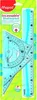 Maped Geometrie Set Maxi Flex bruchfest 4-teilig blau oder Produktbild-Vorschau 1