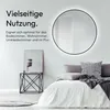 Badspiegel rund TALOS black oros  Ø 100 cm - runder Produktbild-Vorschau 4