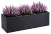 HowHomely | Blumentöpf - Blumenkübel - schwarz - 90 x 30 x Produktbild-Vorschau 1