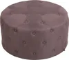 Fußhocker Korsika Stoff braun Produktbild-Vorschau 1