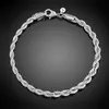Damen-Armband aus 925er-Sterlingsilber, gedreht, mit Produktbild-Vorschau 2