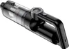 A black and silver handheld vacuum cleaner is shown against a white background. Produktbild-Vorschau