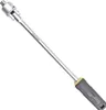 A silver and gray ratcheting wrench with a yellow accent on a white background. Anteprima dell’immagine prodotto