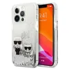 A Karl Lagerfeld iPhone 13 Pro case with glitter and cartoon figures. Produktbild-Vorschau