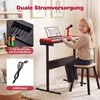61-Key Kids Piano Keyboard with Adjustable Stand, Mic Anteprima dell’immagine prodotto 5