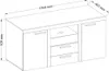Kommode Sideboard Beistellkommode mit Schubladen RUMBA / Produktbild-Vorschau 3
