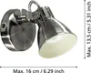 SERAS Spot - Ø10 cm - nickel-antik, creme - 1X2,8W inkl. - Produktbild-Vorschau 5