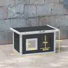 PawHut Katzenhaus Outdoor Katzenhöhle aus Holz, mit Produktbild-Vorschau 3