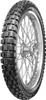 A close-up studio shot of a motorcycle tire mounted on a wheel. Produktbild-Vorschau