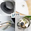A collage of four close-up images showcasing details of a pot lid and a pot. Produktbild-Vorschau