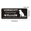 Heikoeco® Vorsicht Hund Schild, Warnschild Hund, Warnung Produktbild-Vorschau 2