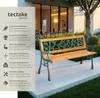 Gartenbank Marina 2-Sitzer 124 x 52 x 74 cm Produktbild-Vorschau 2