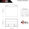 LANGZEIT Y60-N30L-A GEL Motorradbatterie 12V 32Ah 420AEN Produktbild-Vorschau 5