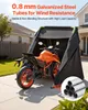 SucceBuy Motorrad Zeltgarage, Abdeckplane 3460x1375x1900 Produktbild-Vorschau 4
