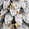 vidaXL Sztuczna choinka oświetlenie i śnieg 80 LED 150 cm Podgląd zdjęcia produktu 6