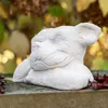 Mauerhocker Gargoyle | Steinguss, weiß | H 15 cm x T 16 cm Produktbild-Vorschau 2