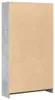 vidaXL Bücherregal Betongrau 80x24x143 cm Holzwerkstoff Produktbild-Vorschau 5