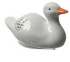 Teichdeko ENTE - schwimmende Dekofigur für Teich und Wasserschale - Porzellan - L: 9,3cm Produktbild-Vorschau