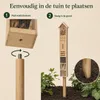 Insektenhotel am Stab – Bienen- und Schmetterlingshotel – Produktbild-Vorschau 4