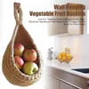 Wandmontierter Obst- und Gemüsekorb, handgewebter, Produktbild-Vorschau 3