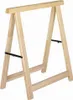 A wooden sawhorse on a white background. Anteprima dell’immagine prodotto