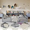 ProximaX Kinderbett 140x200 cm Grau Massivholz mit Produktbild-Vorschau 7