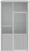 vidaXL Voliéra sivá 115x78x200 cm Pozinkovaná oceľ Náhľad obrázku produktu 3